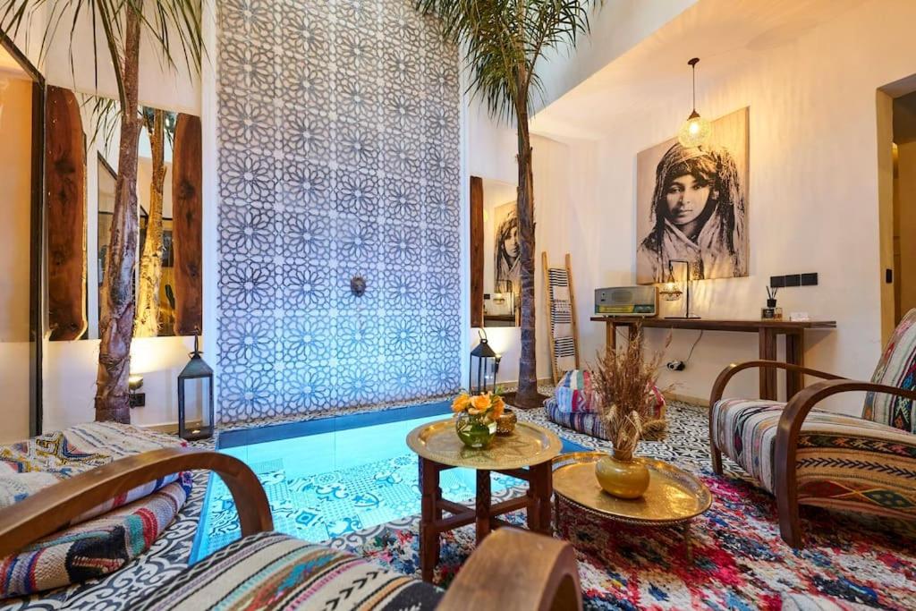 Riad Miloud En Exclusivite 10 P Au Coeur De La Medina Marrákes Kültér fotó